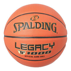 Basketbola bumba Spalding TF-1000 Legacy 7, Tumši oranža cena un informācija | Basketbola bumbas | 220.lv