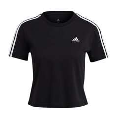 Sieviešu krekls, Adidas W 3s Crop Tee Black GL0777 cena un informācija | T-krekli sievietēm | 220.lv