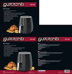 Karstā gaisa fritieris Guzzanti GZ 33D cena un informācija | Taukvāres katli, aerogrili | 220.lv
