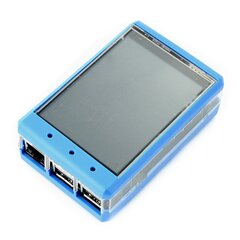 Korpuss, piemērots Raspberry Pi un 3.2” LCD ekrānam, zils cena un informācija | Atvērtā koda elektronika | 220.lv