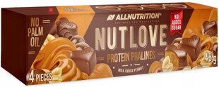 AllNutrition Nutlove proteīna pralinē 48 g - piena šokolāde un zemesrieksts cena un informācija | Funkcionālā pārtika | 220.lv