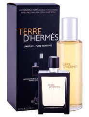 Komplekts viriešiem Hermes Terre D' Hermes: parfimērijas ūdens, EDP, ​​30 ml (atkārtoti uzpildāms iepakojums) + parfimērijas ūdens, EDP (uzpildīšanai), 125 ml cena un informācija | Vīriešu smaržas | 220.lv