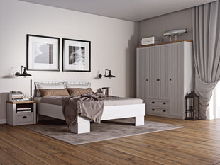 Guļamistabas komplekts Prowansja, balts/brūns cena un informācija | Komplekti guļamistabai | 220.lv