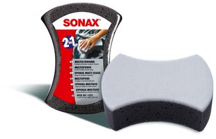 SONAX Multi Sponge, Divpusēja švamme cena un informācija | Tīrīšanai, salvetes | 220.lv