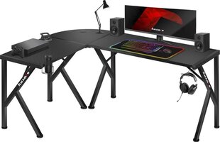 Игровой стол HUZARO HERO 6.3, черный цена и информация | Компьютерные, письменные столы | 220.lv