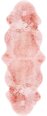 Narma paklājs no dabīgām aitādām Merino M, rozā krāsā - dažādi izmēri, Narma naturaalsetest lambanahkadest vaip Merino M, roosa, 4x, 90 x 180 cm