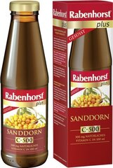 BIO smiltērkšķu sula, Rabenhorst, 330 ml cena un informācija | Sulas, nektāri un sulu dzērieni | 220.lv