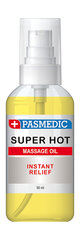 Sildošais masāžas aerosols Pasmedic Super Hot, 50 ml cena un informācija |  Masāžas eļļas | 220.lv