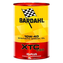 Automašīnu motoreļļa Bardahl XTC C60 SAE 10W 40 (1L) cena un informācija | Motoreļļas | 220.lv