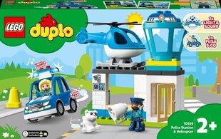 10959 LEGO® DUPLO Town Полицейский участок и вертолет цена и информация | Конструкторы | 220.lv