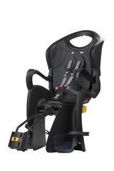 Velosipēda krēsliņš Bellelli Tiger Luxe B-fix, melns cena un informācija | Bērnu velosipēdu sēdeklīši | 220.lv