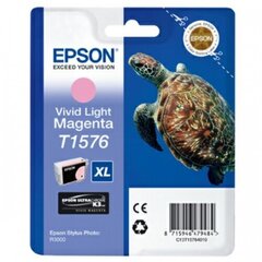 Epson T1576 Vivid Light Magenta Light ma cena un informācija | Tintes kārtridži | 220.lv