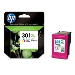 Printera kasetne HP 301 XL (CH564EE), trīskrāsu cena un informācija | Tintes kārtridži | 220.lv