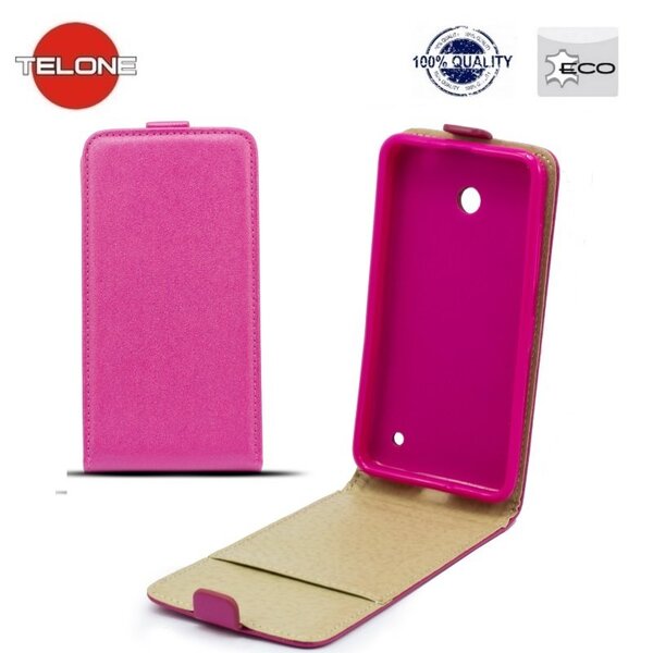Telone Shine Pocket Slim Flip vertikāli atverams maks telefonam Apple iPhone 6 Plus, Rozā cena un informācija | Telefonu vāciņi, maciņi | 220.lv