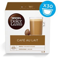NESCAFE Dolce Gusto Cafe au Lait 30 gab. Kafijas kapsulas cena un informācija | Kafija, kakao | 220.lv