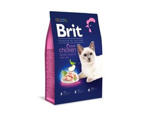 Brit Premium by Nature Cat Chicken kaķiem ar vistu, 8 kg cena un informācija | Sausā barība kaķiem | 220.lv