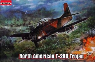 Līmējams modelis Roden 450 North American T-28D Trojan 1/48 cena un informācija | Līmējamie modeļ | 220.lv