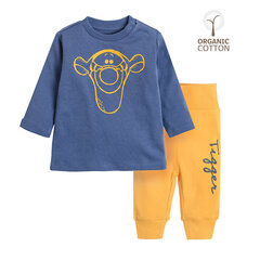 Cool Club komplekts zēniem Vinnijs Pūks (Winnie the Pooh), LNB2400470-00, zils/dzeltens cena un informācija | Apģērbu komplekti jaundzimušajiem | 220.lv