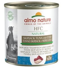 Almo Nature HFC Natural, suņiem, tuncis un menca, 0.290 cena un informācija | Konservi suņiem | 220.lv