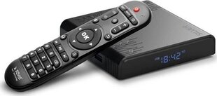 Smart TV Box SAVIO TB-S01 Silver, 2/16, Android 9.0, HDMI v2.1, 4K, USB 3.0, WiFi, SD cena un informācija | TV uztvērēji | 220.lv