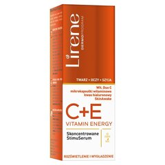 Balinošs sejas serums Lirene Vitamin Energy C + E 30 ml cena un informācija | Serumi sejai, eļļas | 220.lv
