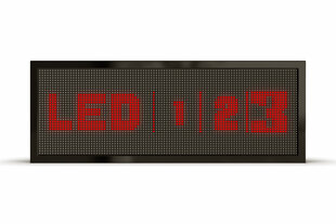 LED displejs, 96x32 cm, LED sarkans, āra cena un informācija | Gaismas dēļi | 220.lv