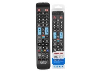 HQ LXHD1078 TV pults SAMSUNG LCD/LED RM-D1078 SMART / 3D / Melna cena un informācija | Televizoru un Smart TV aksesuāri | 220.lv