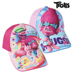 Bērnu cepure Trolls (53 cm), rozā cena un informācija | Cepures, cimdi, šalles meitenēm | 220.lv