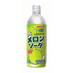 Japāņu dzēriens Sangaria Melon Ramune Soda, 500 ml cena un informācija | Atsvaidzinoši dzērieni | 220.lv