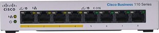 Komutators Cisco CBS110-8PP-D-EU cena un informācija | Komutatori (Switch) | 220.lv
