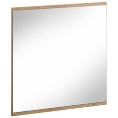 Vannas istabas spogulis Hakano Korey, 62x60 cm, brūns cena un informācija | Vannas istabas spoguļi | 220.lv