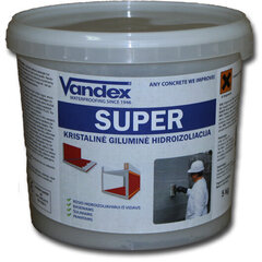 Kristāliskā betona hidroizolācija Vandex Super, 5 kg cena un informācija | Izolācijas materiāli | 220.lv