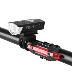 Forever BLG-100 velosipēda lukturi (priekšējie/aizmugurējie) cena un informācija | Velo lukturi un atstarotāji | 220.lv