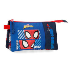 Tualetes soma skolai Spiderman Hero Poliesters (22 x 12 x 5 cm) cena un informācija | Skolas somas | 220.lv