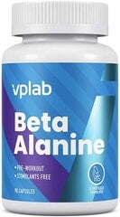 VPLab Nutrition Beta-alanīns 90 kapsulas cena un informācija | Aminoskābes | 220.lv