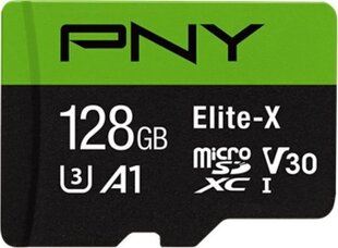 Atmiņas karte telefonam PNY P-SDU128U3WX-GE cena un informācija | Atmiņas kartes mobilajiem telefoniem | 220.lv