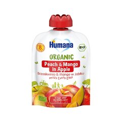 Humana BIO ābolu biezenis ar persikiem un mango 90g x10 cena un informācija | Biezeņi | 220.lv