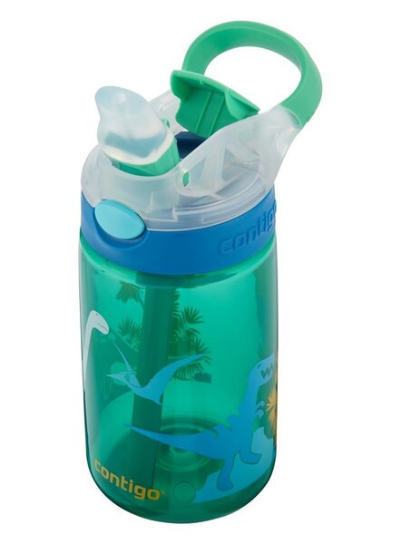 Bērnu pudele, Contigo Gizmo Flip, 414 ml — Jungle Green Dino, 2115035