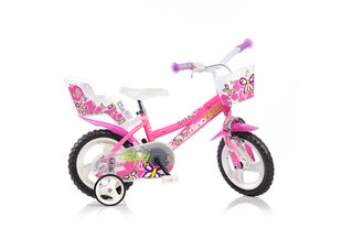 Meiteņu velosipēds Dino Bikes 12" (126 RL) cena un informācija | Bērnu velosipēdi | 220.lv