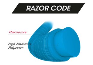 Tenisa raķešu stīgas Tecnifibre RAZOR CODE 200m, 1.20mm, Zila krāsa cena un informācija | Āra tenisa preces | 220.lv