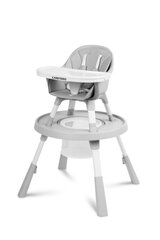 Bērnu barošanas krēsls Velmo 3 in 1, pelēks cena un informācija | Barošanas krēsli | 220.lv