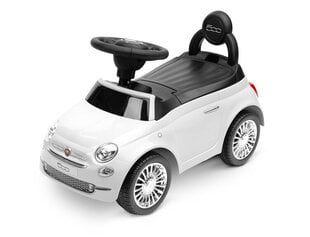 Stumjamā mašīna - Fiat 500, balta cena un informācija | Rotaļlietas zīdaiņiem | 220.lv