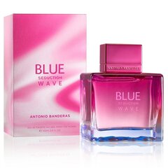 Tualetes ūdens Antonio Banderas Blue Seduction Wave EDT sievietēm 100 ml cena un informācija | Sieviešu smaržas | 220.lv