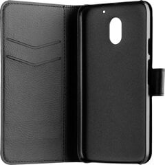 Xqisit XQISIT Slim Wallet for Moto E (3rd gen) black cena un informācija | Telefonu vāciņi, maciņi | 220.lv