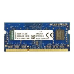 KINGSTON 4GB 1600MHz DDR3L Non-ECC CL11 SODIMM 1.35V cena un informācija | Operatīvā atmiņa (RAM) | 220.lv