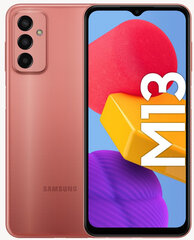 Samsung Galaxy M13, 64GB, Dual SIM, Orange cena un informācija | Mobilie telefoni | 220.lv