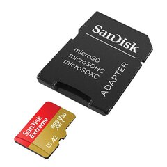 SANDISK EXTREME microSDXC 256 GB 190/130 MB/s UHS-I U3 memory card (SDSQXAV-256G-GN6MA) cena un informācija | Atmiņas kartes mobilajiem telefoniem | 220.lv
