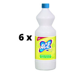 Auduma balinātājs ACE Citrons, citrona smarža, 1 l x 6 gab. iepakojums cena un informācija | Mazgāšanas līdzekļi | 220.lv
