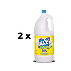 Auduma balinātājs ACE Citrons, citrona smarža, 2 l x 2 gab. iepakojums cena un informācija | Mazgāšanas līdzekļi | 220.lv