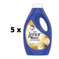 Mazgāšanas šķidrums Lenor Gold Orchid 18 mazgāšanas x 5 gab. iepakojums cena un informācija | Mazgāšanas līdzekļi | 220.lv